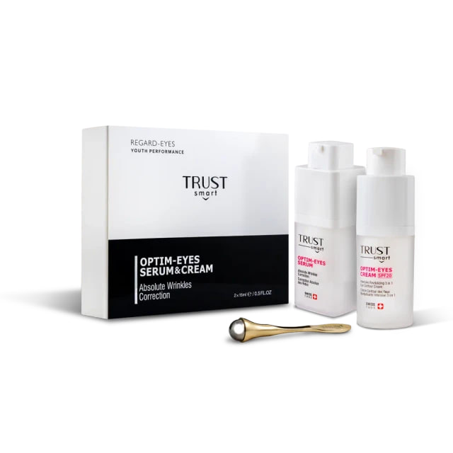 کیت جوانساز دورچشم تراست ( سرم دورچشم ، کرم ضد پف و تیرگی دورچشم ، گواشا رایگان)